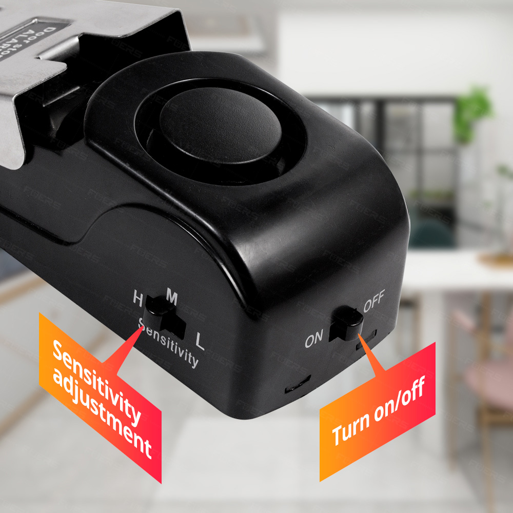 Home Security Services - FUERS Door Stop Alarm System 120dB