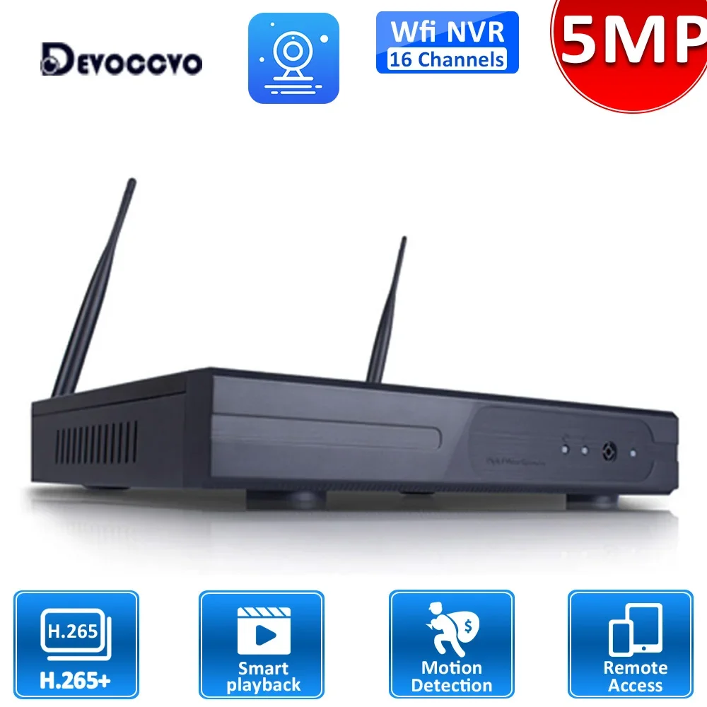 Home Security And Cameras - Wireless 16CH H.265 5MP NVR Camera