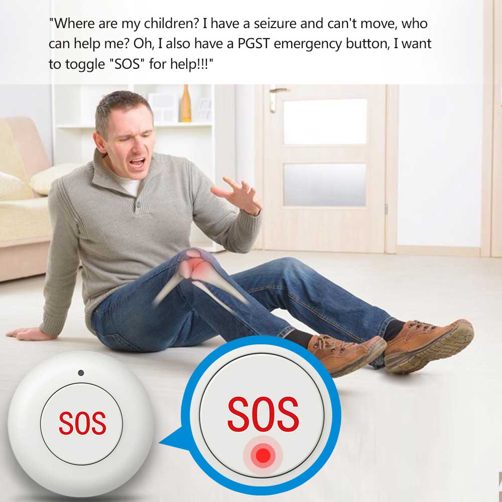 GauTone Không Dây Nút SOS Nhà  - đánh giá và giá Home Security Services