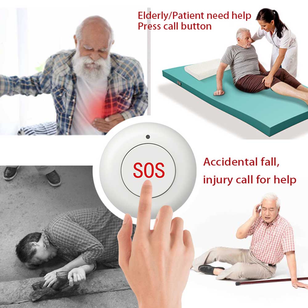 GauTone Không Dây Nút SOS Nhà  - đánh giá và giá Home Security Services
