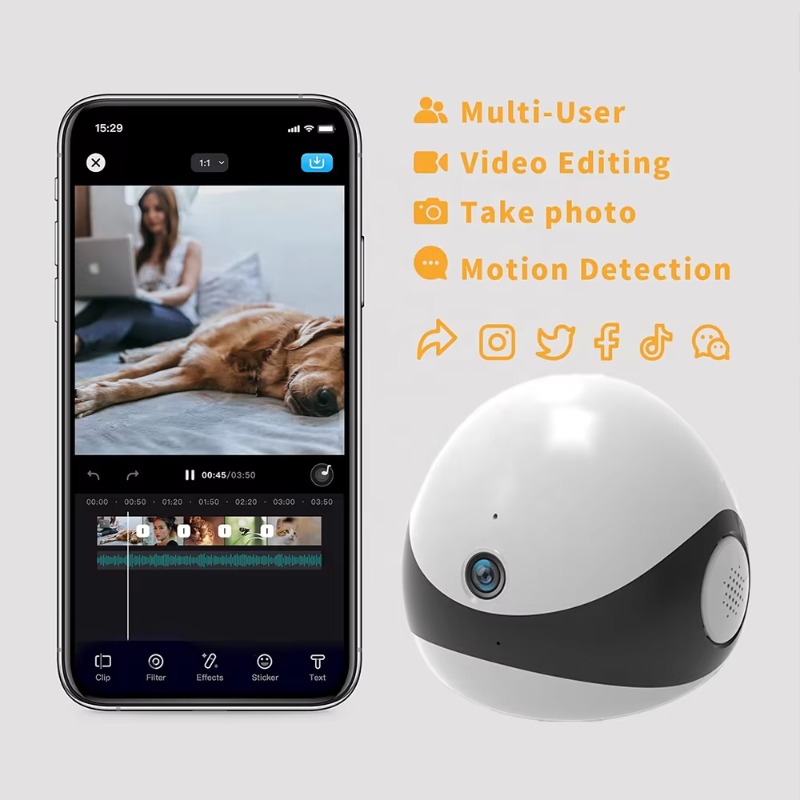 Wireless 2K HD Mobile Pet Comp - đánh giá và giá Home Security Robot