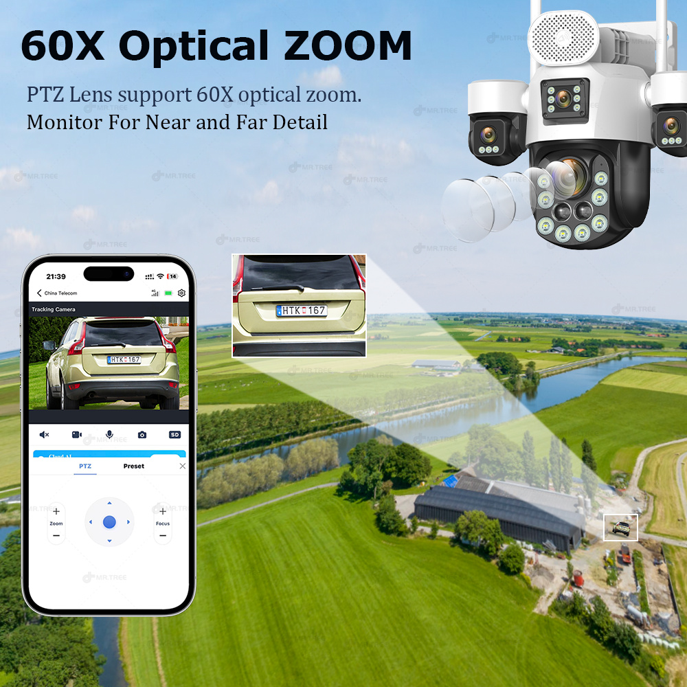 AOV Four Lens Outdoor Surveill - đánh giá và giá Home Security Services