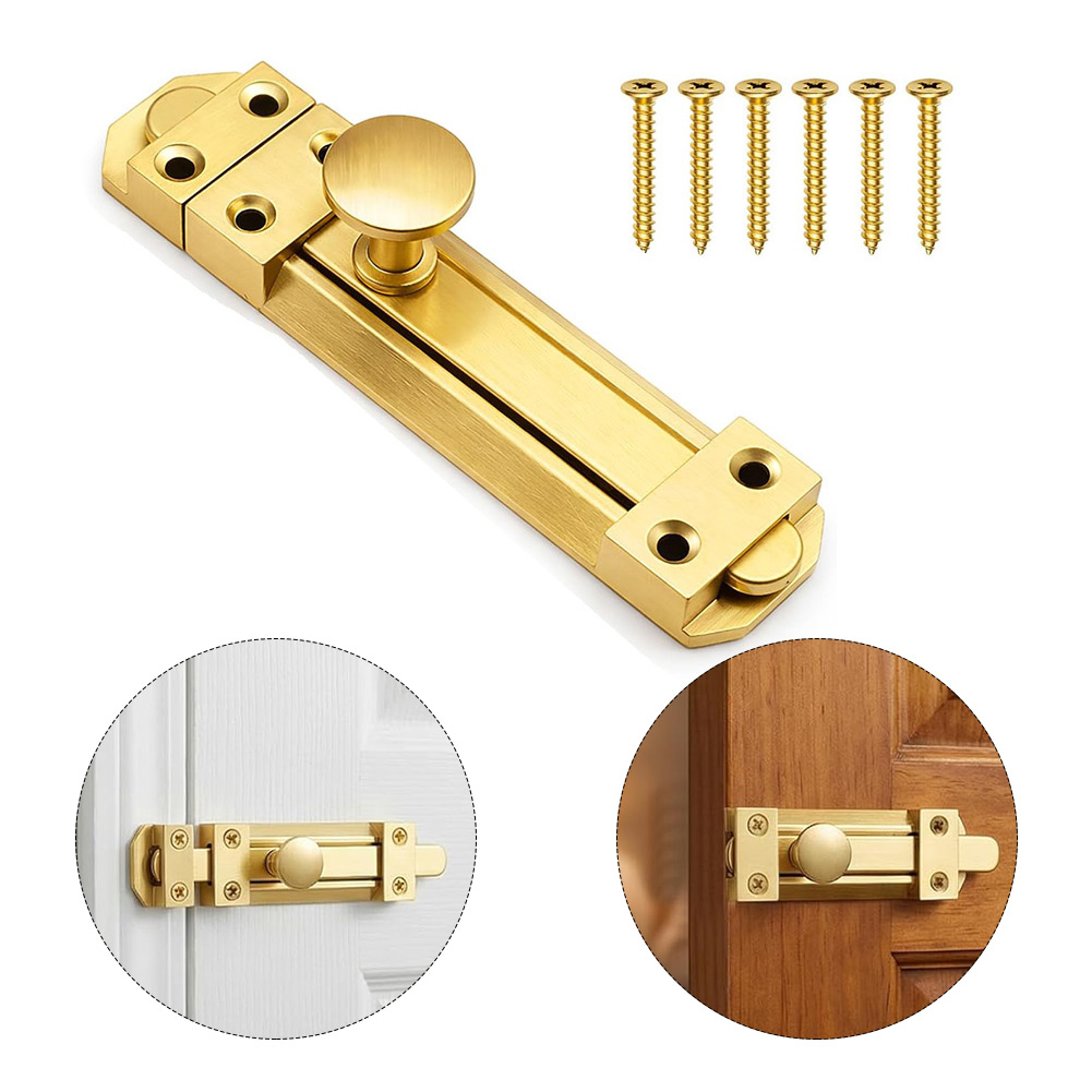 5 Inch Solid Brass Sliding Doo - đánh giá và giá Home Security Doors