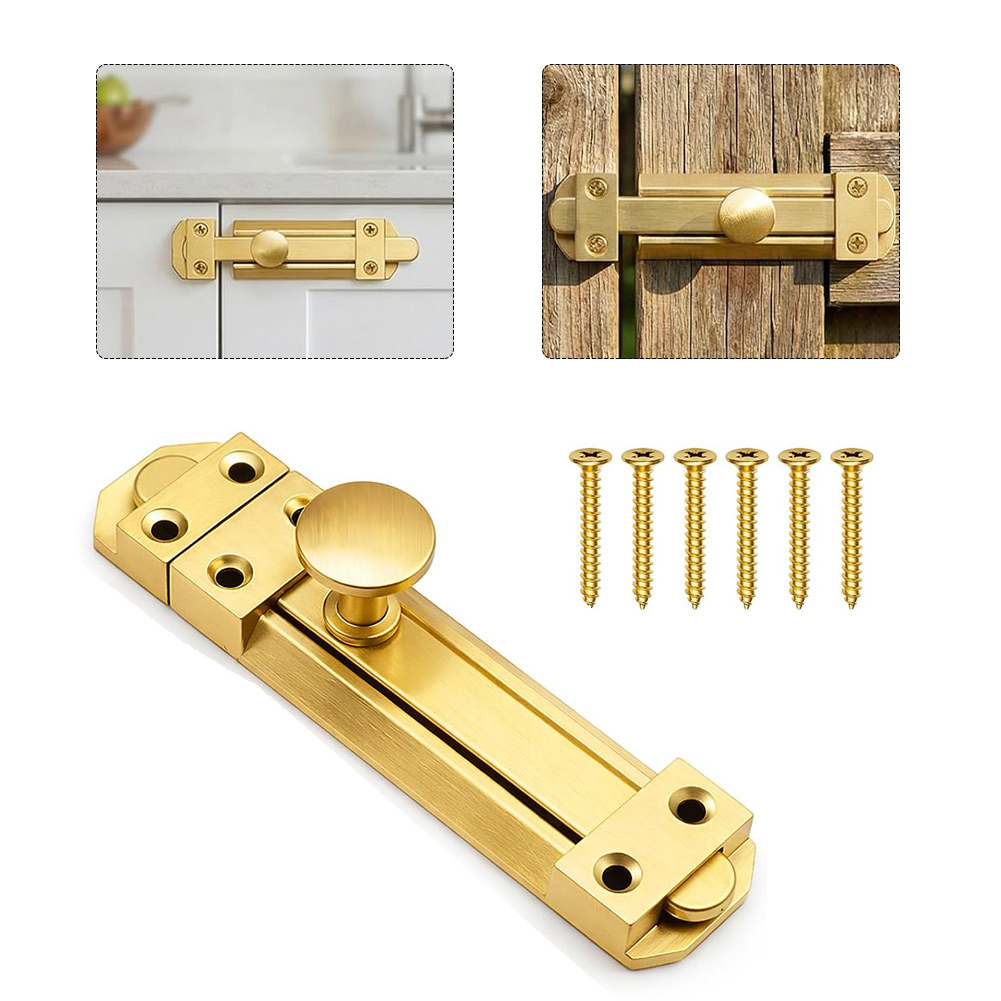 5 Inch Solid Brass Sliding Doo - đánh giá và giá Home Security Doors