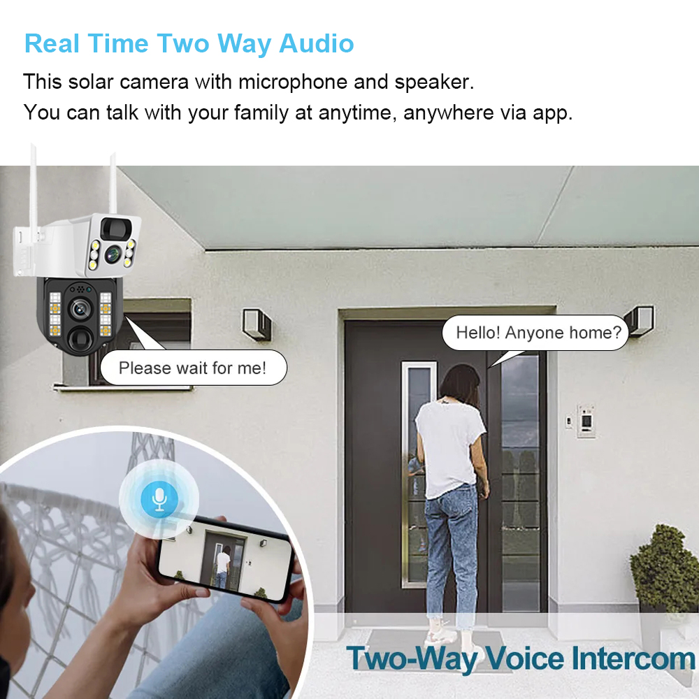 WiFi/4G Solar Camera IP CCTV S - đánh giá và giá Home Security Services