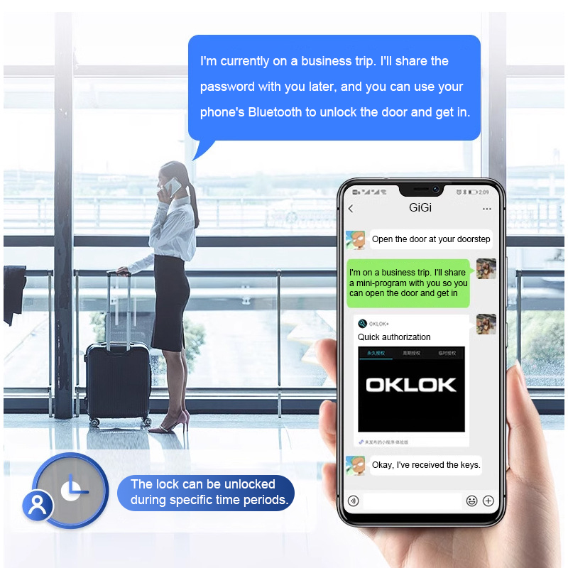 Intelligent Padlock Hang Desig - đánh giá và giá Home Security Doors