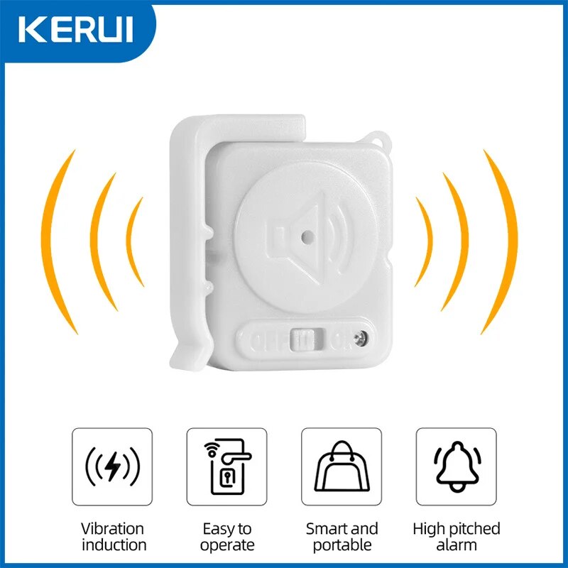 KERUI Wireless Vibration Alarm - đánh giá và giá Home Security Doors